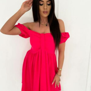 Sukienka Hiszpanka Fuksja letnia R 34